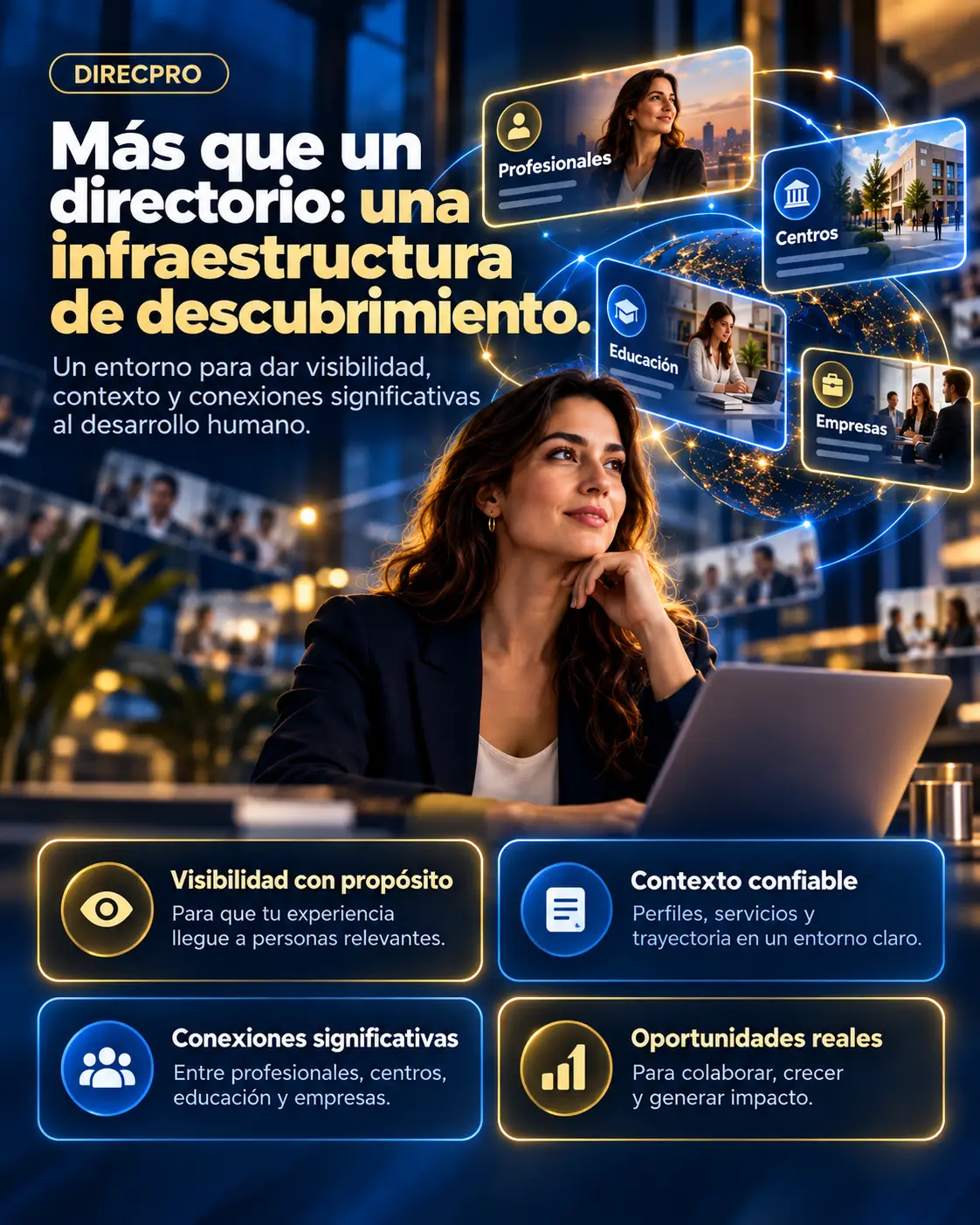 DIRECPRO más que un directorio como infraestructura de descubrimiento profesional